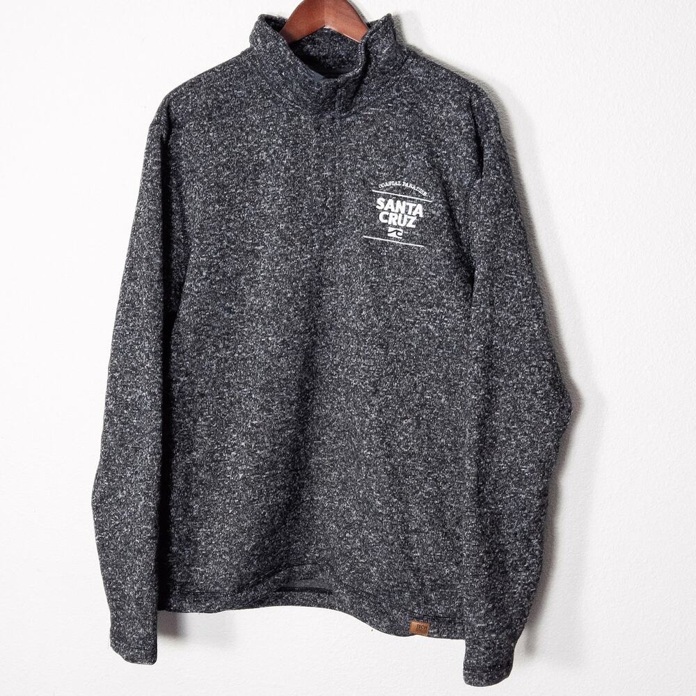 Techstyles Santa Cruz Quarter Zip Fleece Gray XL Gorpcore Techwear